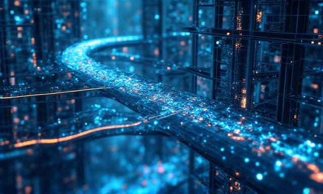 Conceptual visualization of digital workflow optimization